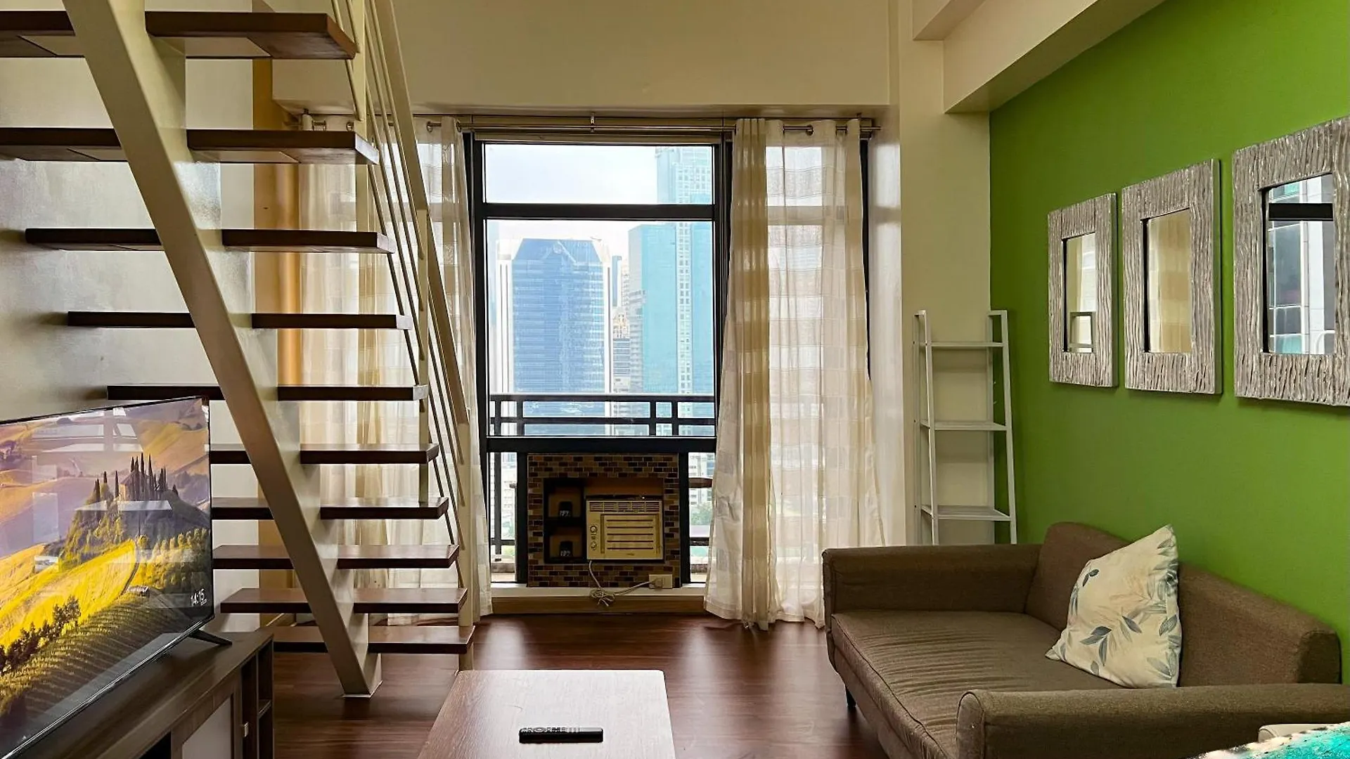 Gramercy Residences 1 Bed City View With Balcony 马卡蒂 公寓式酒店