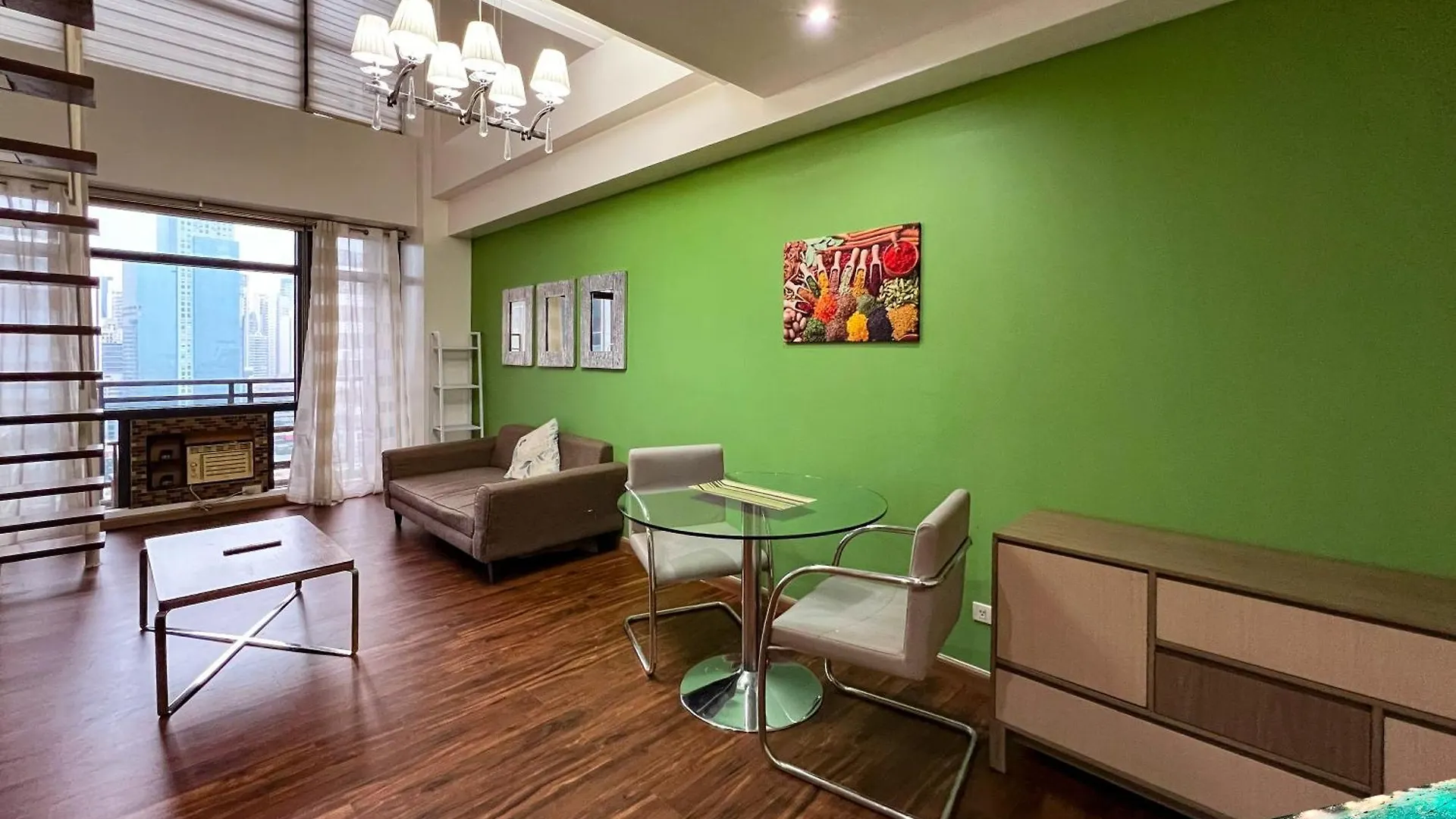 公寓式酒店 Gramercy Residences 1 Bed City View With Balcony 马卡蒂
